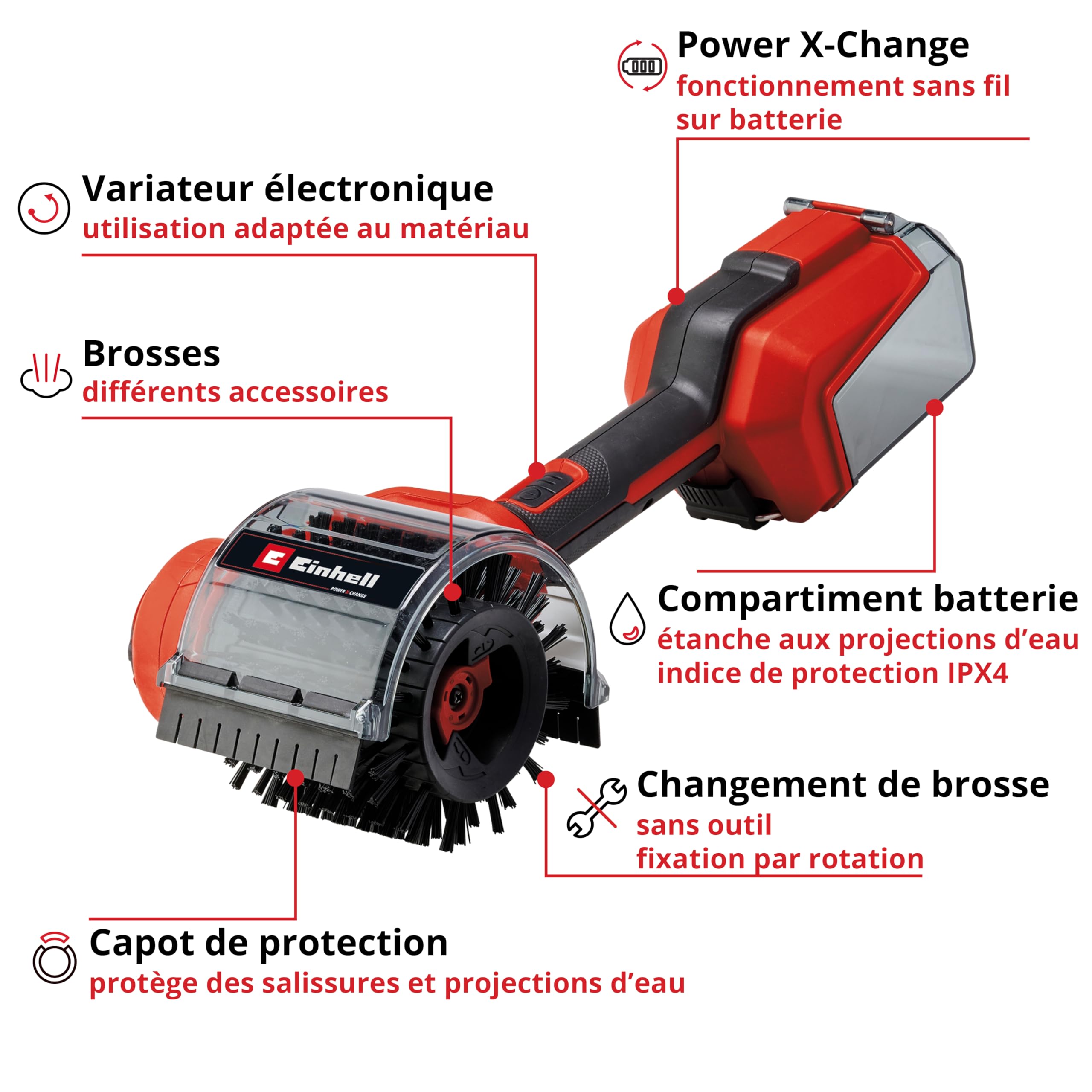 einhell-picobella-18-90-brosse-nettoyage-sans-fil-18v-sans-batterie image 3