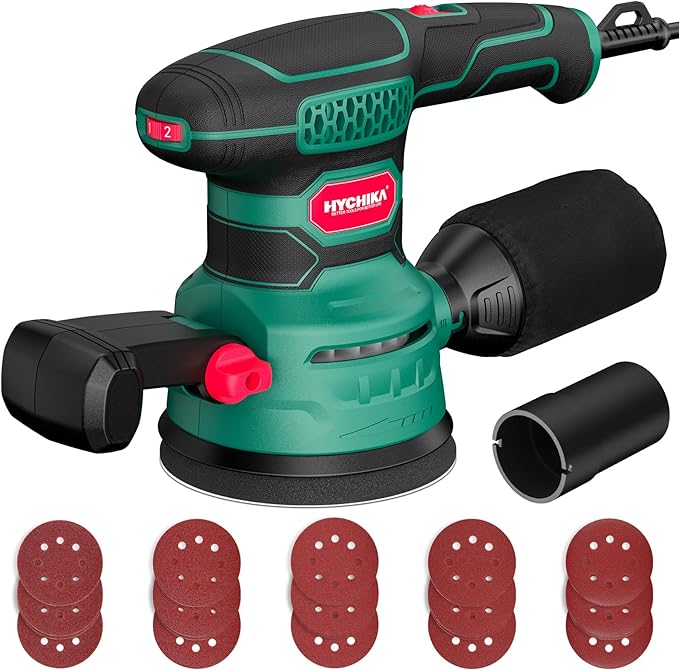 hychika-ponceuse-orbitale-125-mm-450-w-20-abrasifs image 1