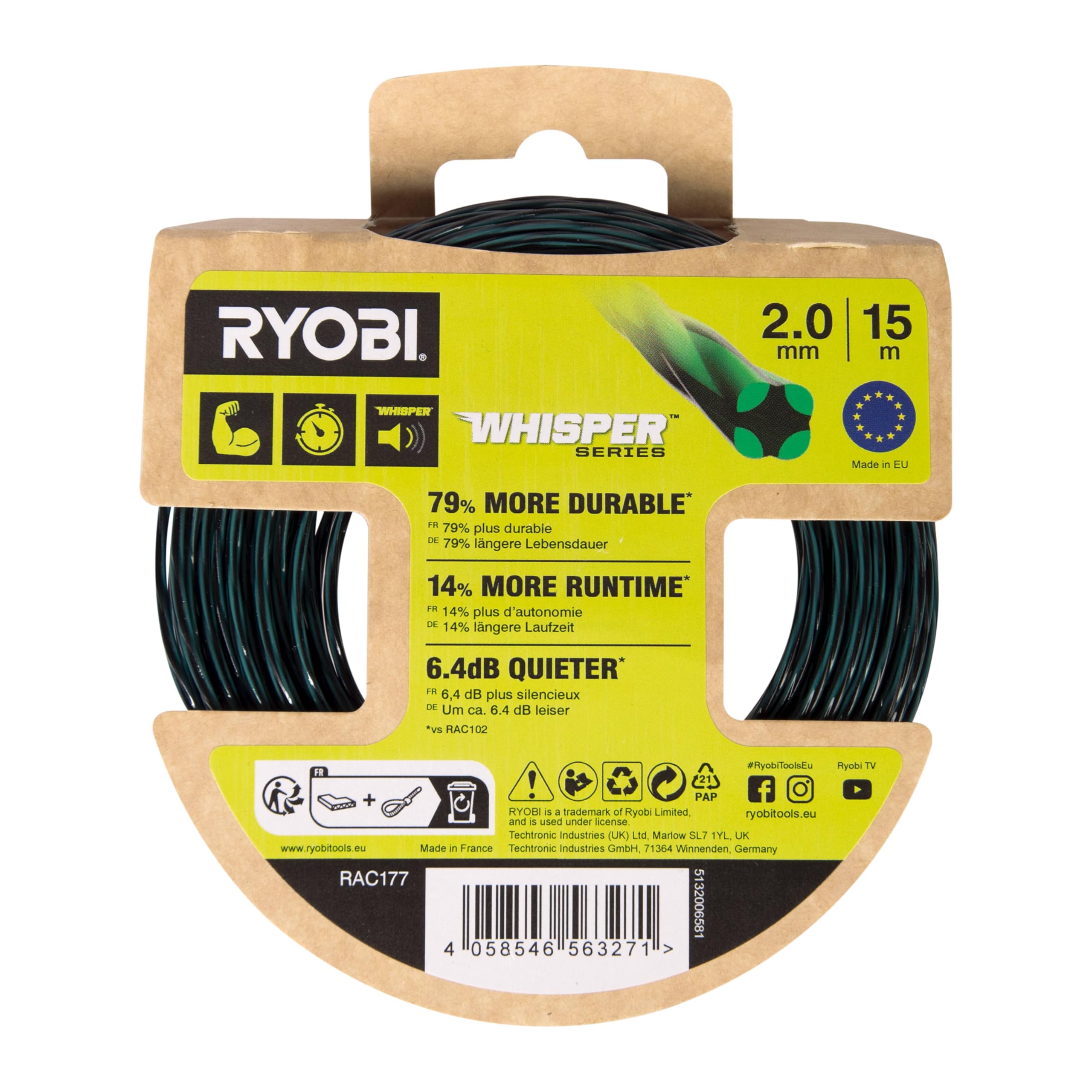 ryobi-rac177-fil-torsad-coupe-bordure-2-mm-15-m image 2