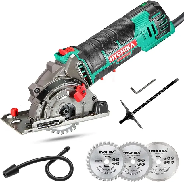 hychika-mini-scie-circulaire-500w-cs-85c-guide-laser image 1