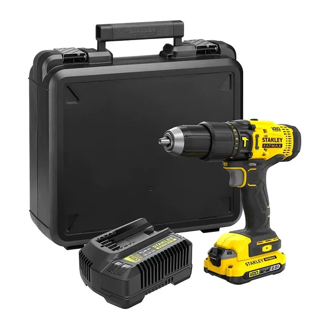 stanley-v20-sfmcd711d22-perceuse-percussion-18v-2x2-0ah image 1