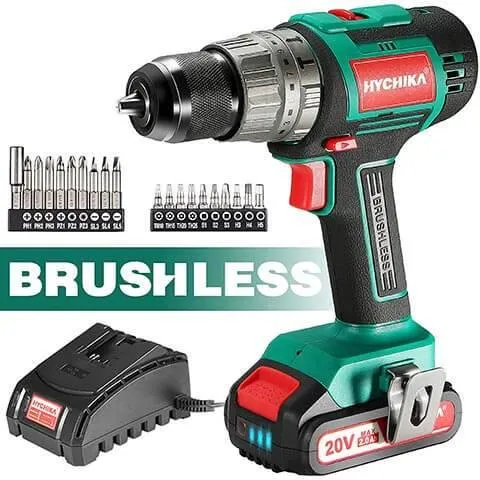 hychika-drills-drivers-perceuse-percussion-20v-60nm-2ah image 1