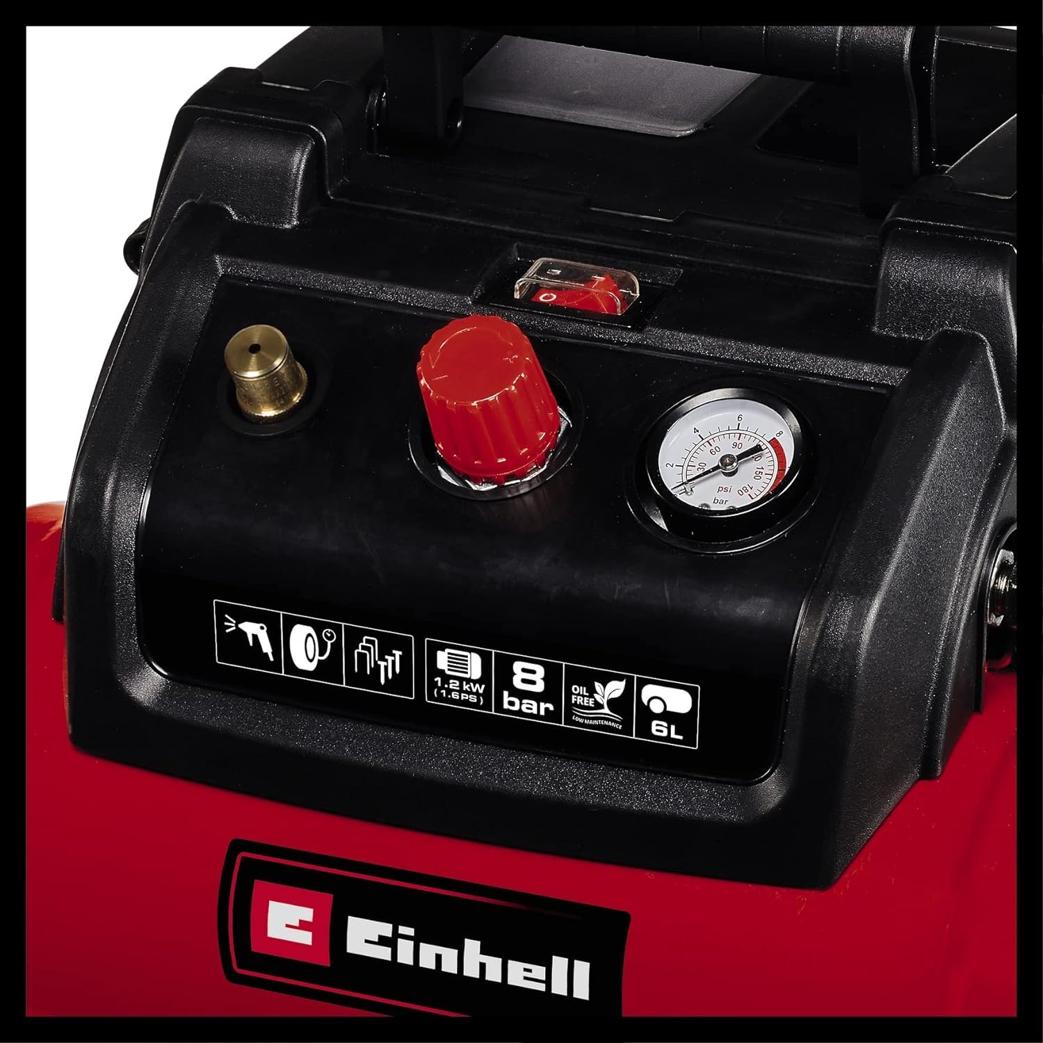 einhell-tc-ac-190-6-8-compresseur-6-l-8-bar image 3