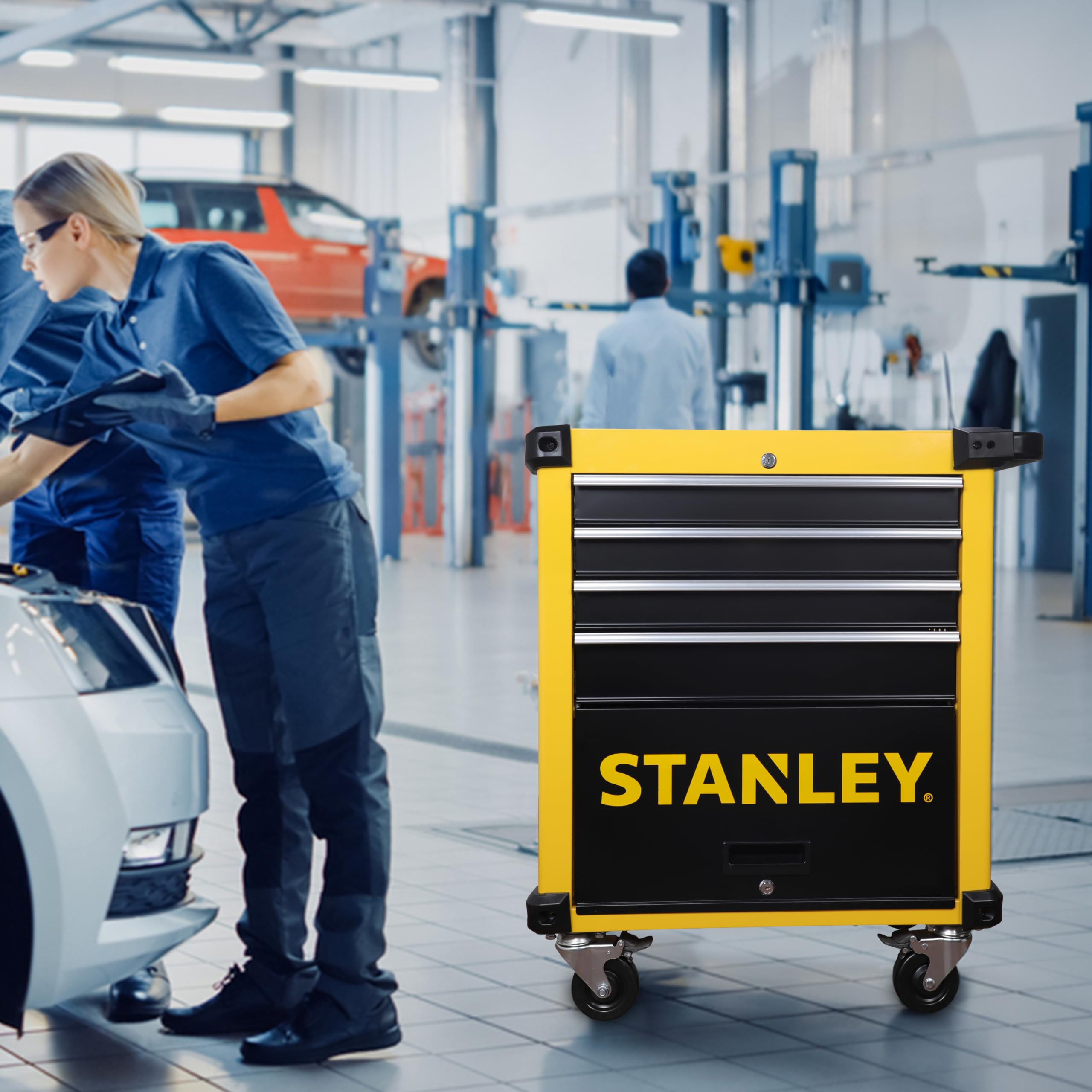 stanley-fatmax-stmt1-74305-servante-5-tiroirs-jaune-noir-300-kg image 2
