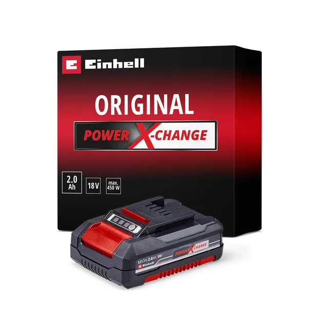 einhell-pxc-18-v-2-0-ah-batterie-li-ion-avec-led image 1