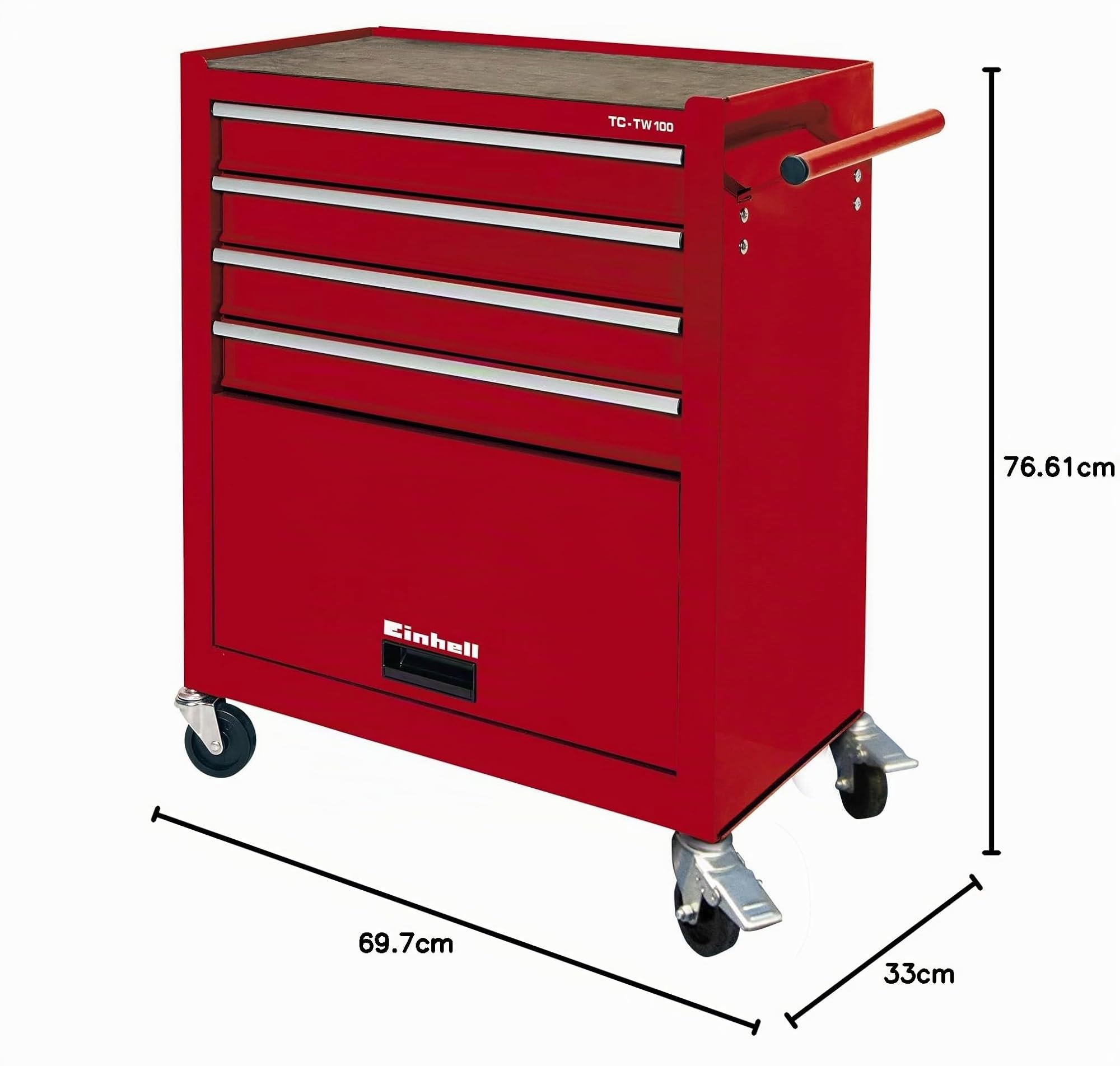 einhell-tc-tw-100-chariot-atelier-4-tiroirs-75-kg image 2