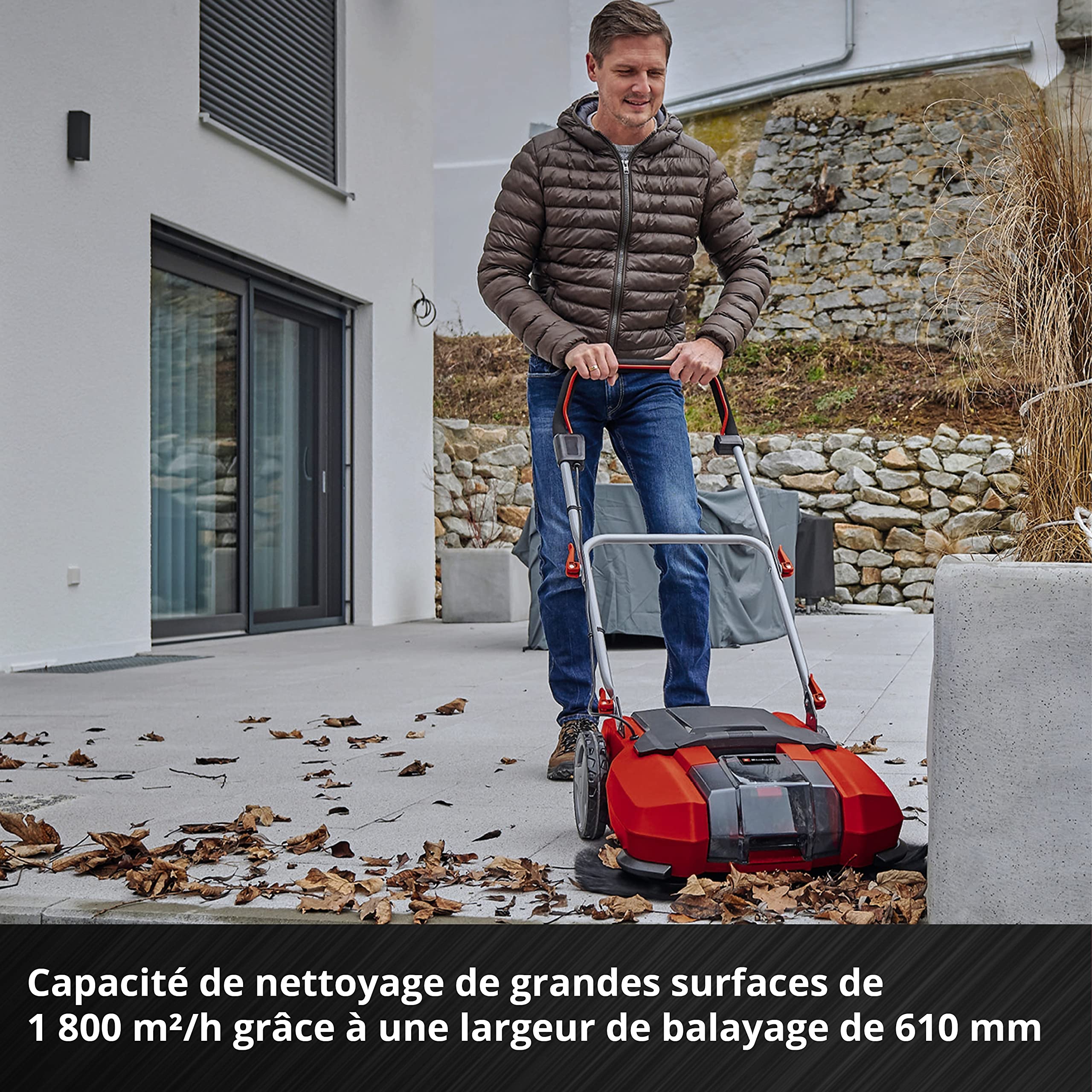 einhell-te-sw-18-610-li-solo-balayeuse-sans-fil-solo-61-cm image 6