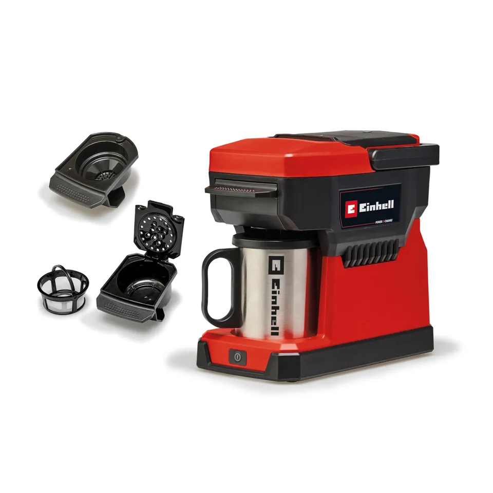 einhell-te-cf-18-li-solo-machine-caf-sans-fil-240-ml-filtre-dosettes image 1
