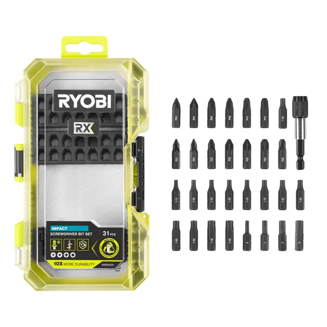 ryobi-rx-rarxsd31-coffret-31-embouts-impact-ph-pz-tx image 1