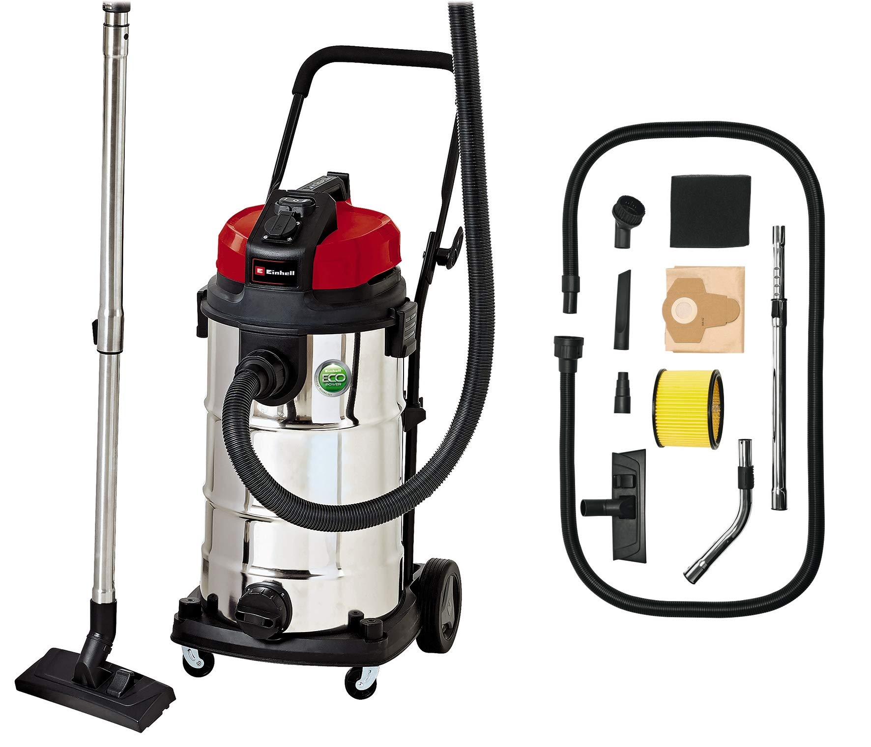 einhell-te-vc-2340-sa-aspirateur-eau-et-poussi-re-40l-inox image 1
