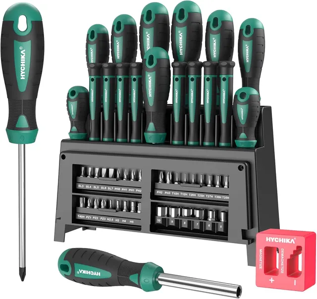 hychika-coffret-tournevis-51-pi-ces-cr-v-magn-tique image 1