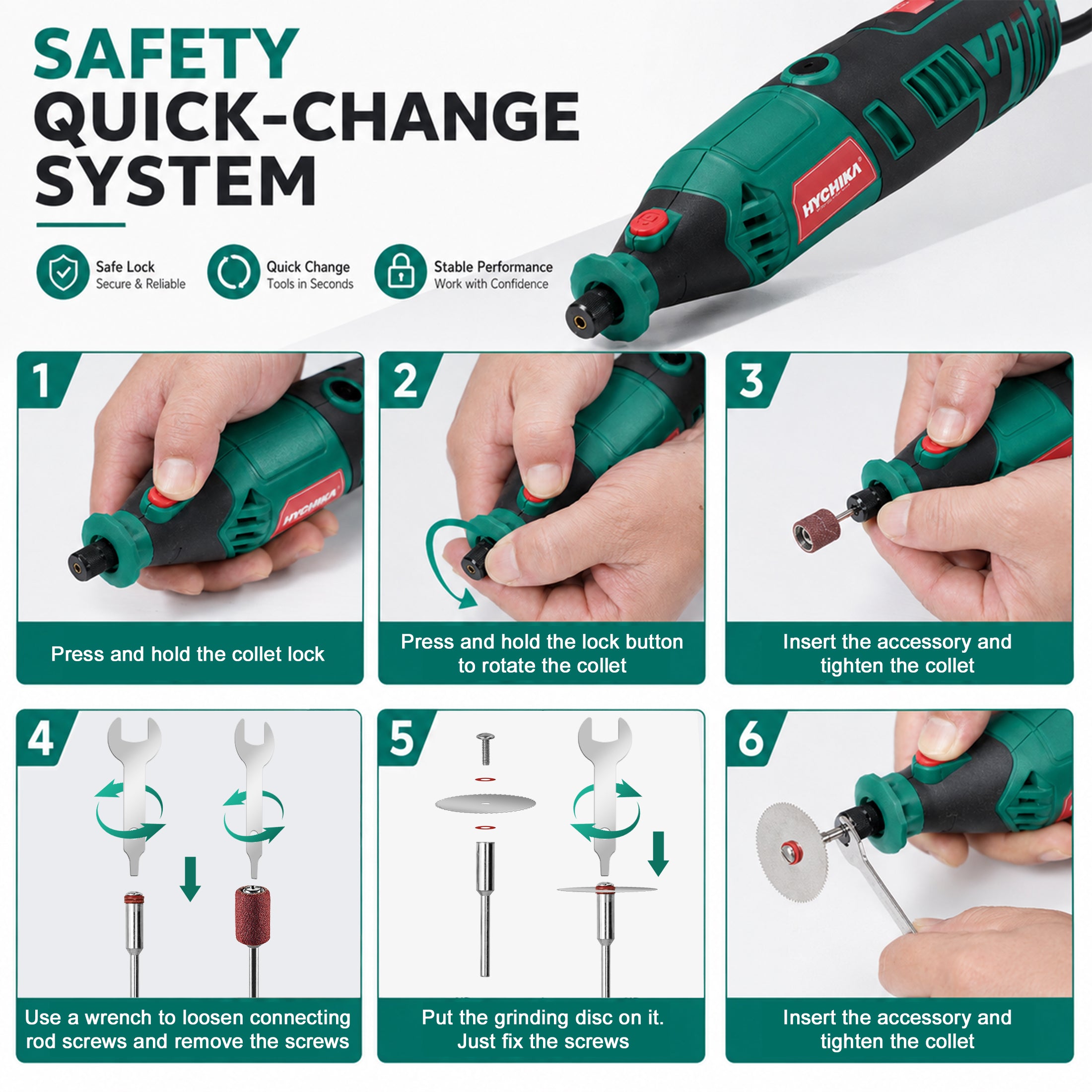 hychika-specialty-tools-outil-rotatif-filaire-179-pi-ces-180w image 6