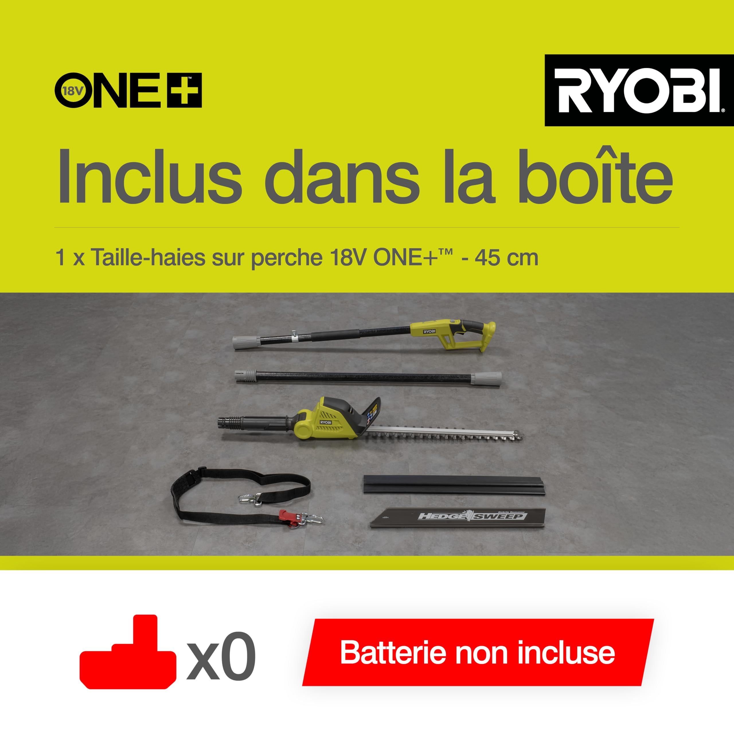 ryobi-opt1845-taille-haie-perche-18v-45-cm-sans-batterie image 4
