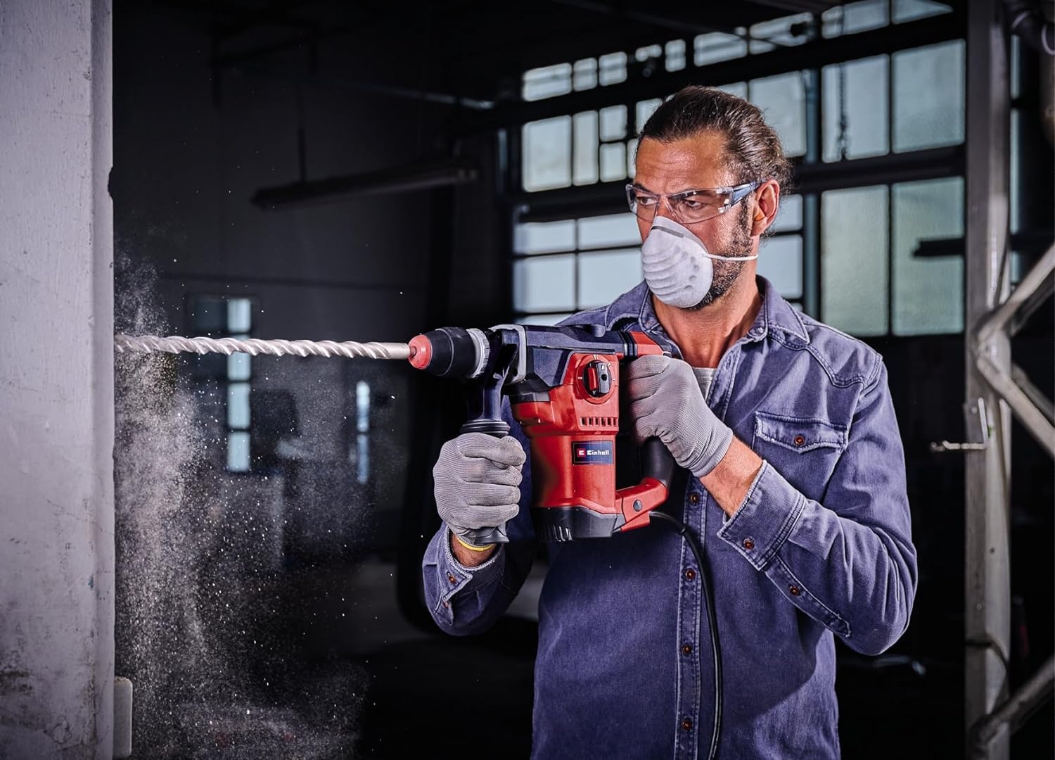 einhell-te-rh-32-1600-4f-perforateur-sds-plus-1600-w-4-5-j image 2