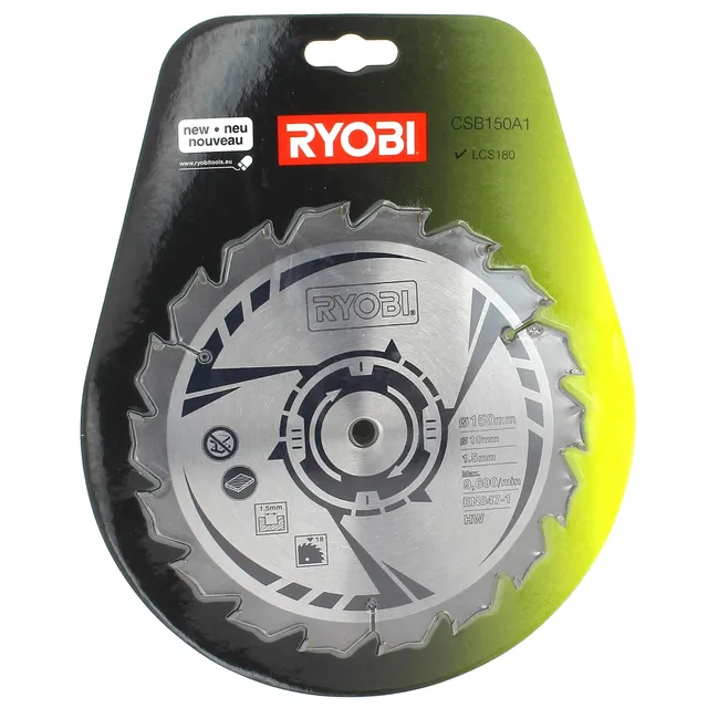 ryobi-lame-circulaire-150-mm-18-dents-al-sage-10-mm image 1
