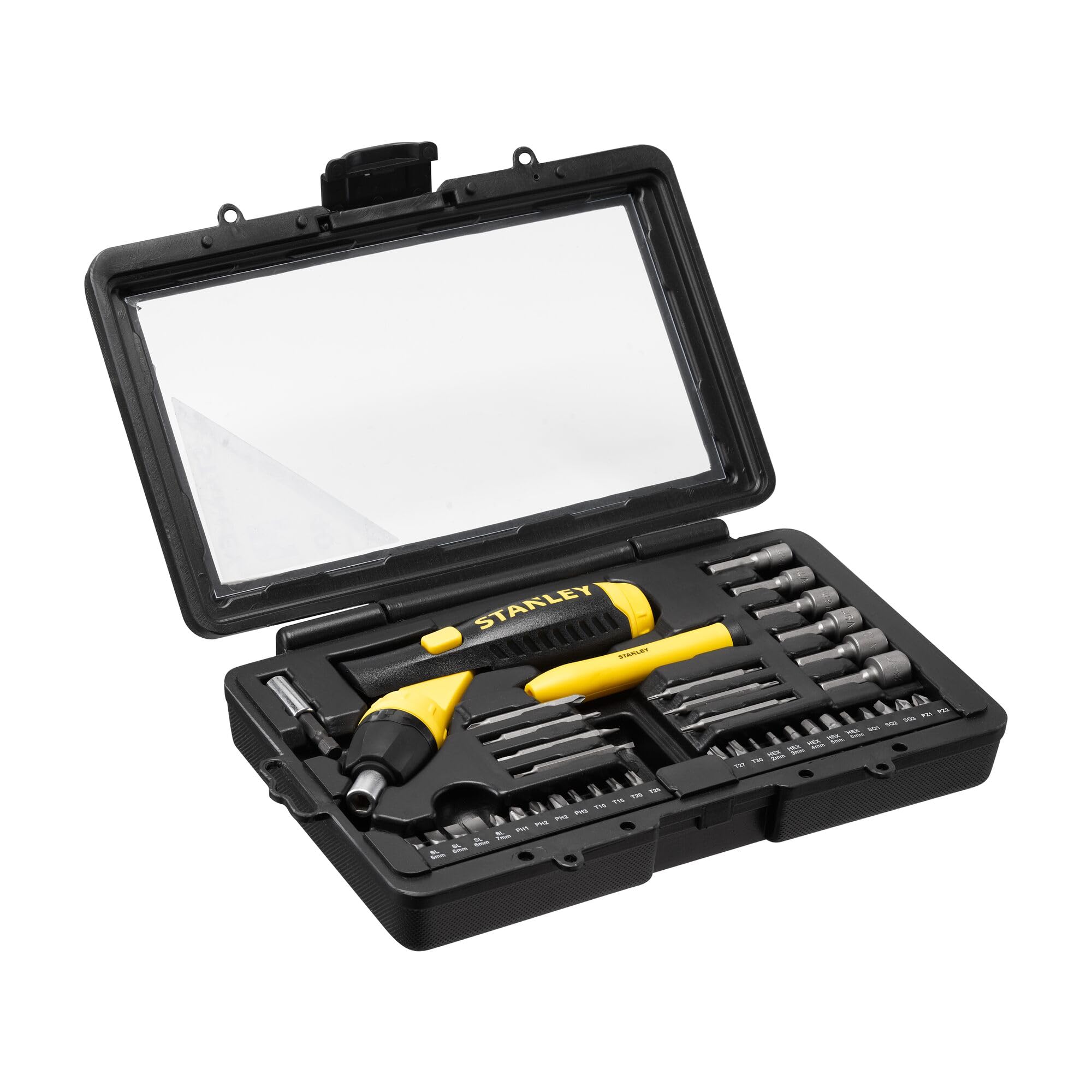 stanley-0-63-038-coffret-tournevis-cliquet-39-pi-ces image 1