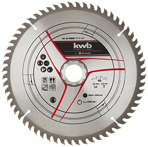 einhell-lame-scie-circulaire-254x30-mm-60-dents-bois image 7