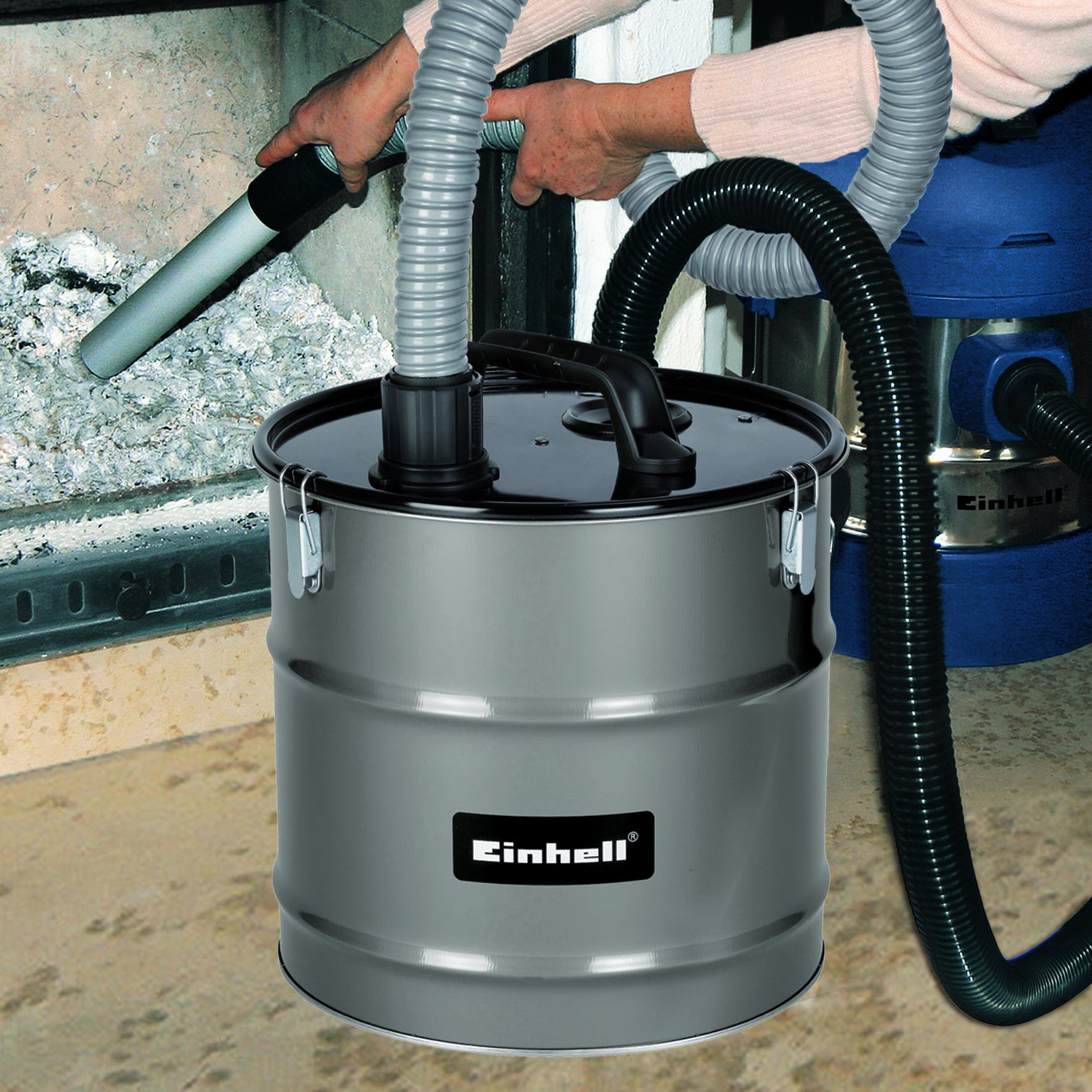 einhell-aff-18-filtre-cendres-18-l-lavable image 2
