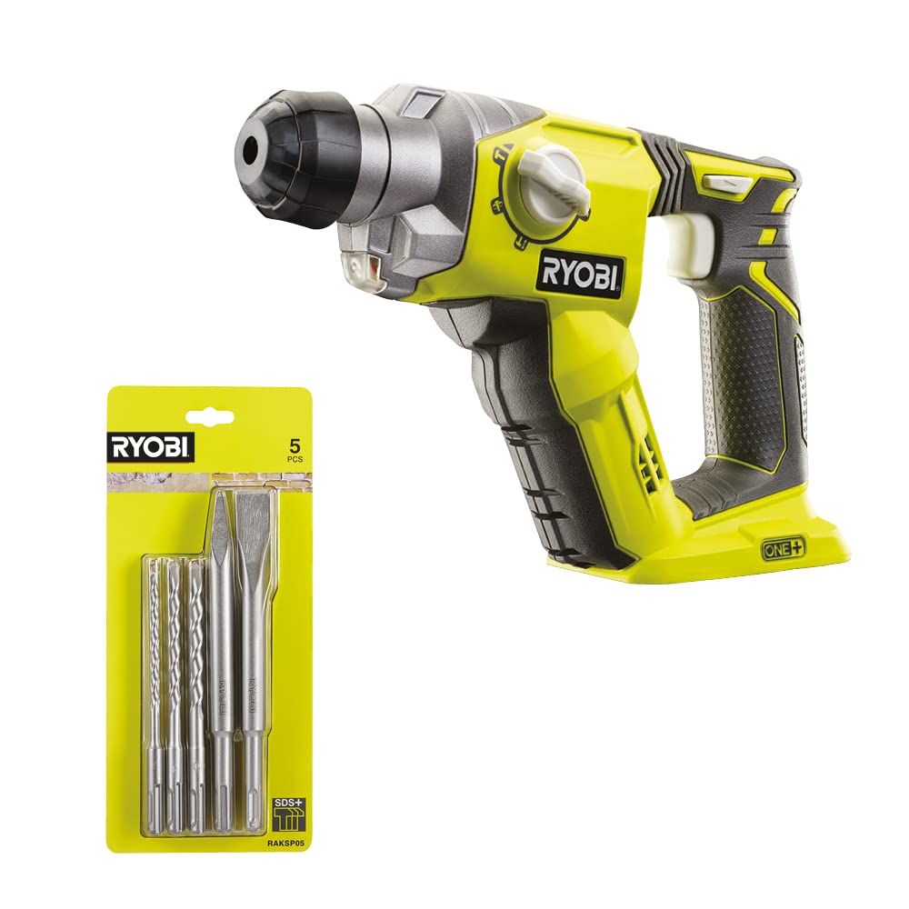 ryobi-sds-plus-18v-perforateur-1-3-j-3-forets-2-burins-nu image 1