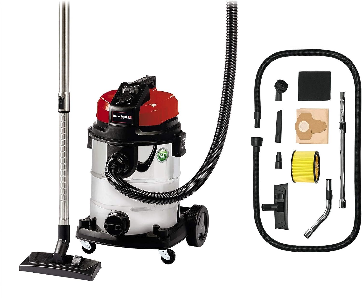 einhell-te-vc-1925-sa-aspirateur-eaux-et-poussi-res-25l-inox-800w image 1