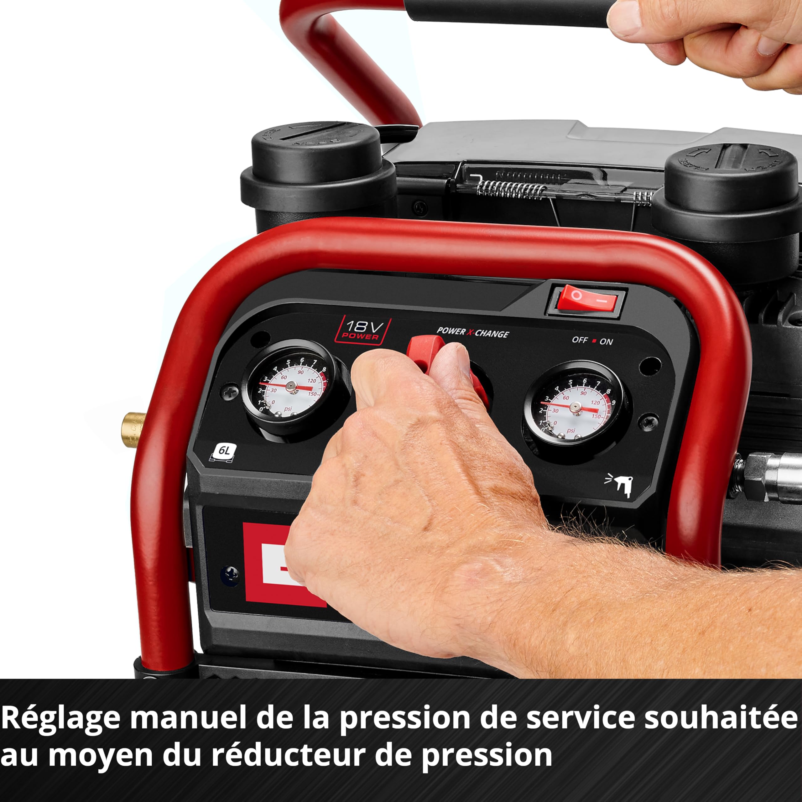 einhell-silenzzo-18-160-compresseur-18v-6l-8-bar-sans-batterie image 7