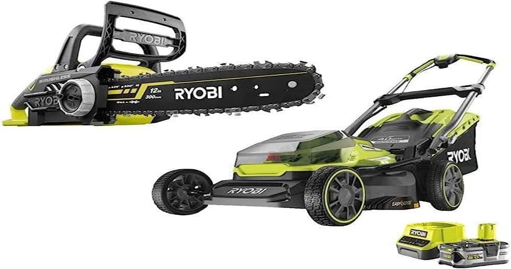 ryobi-tondeuse-40-cm-18-v-one-brushless-2-x-4-0-ah-mulching image 2