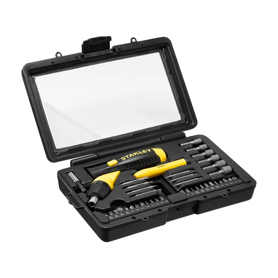 stanley-0-63-038-coffret-tournevis-cliquet-39-pi-ces image 1