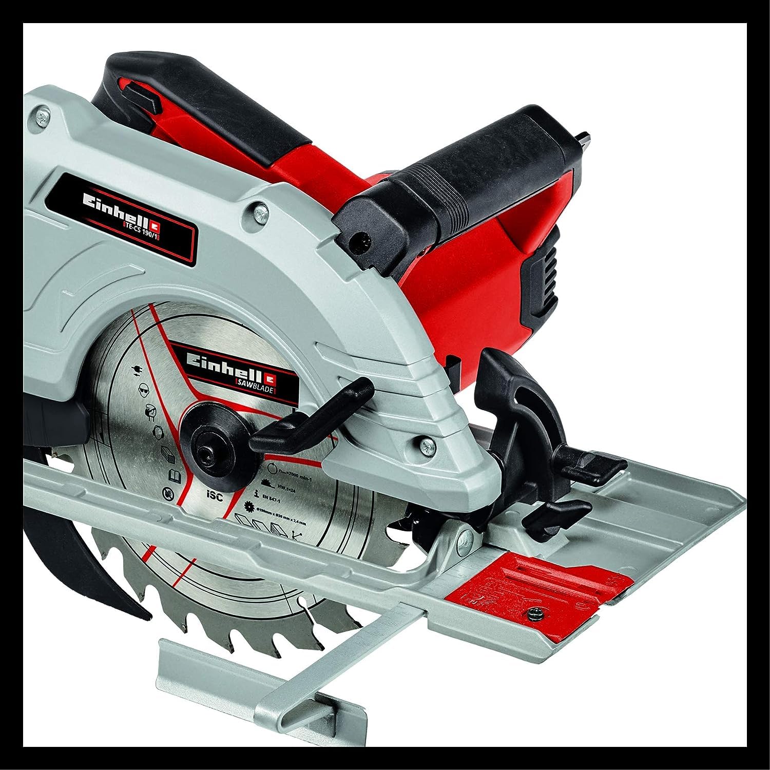 einhell-te-cs-190-1-scie-circulaire-190-mm-1500w-coupe-66-mm image 6