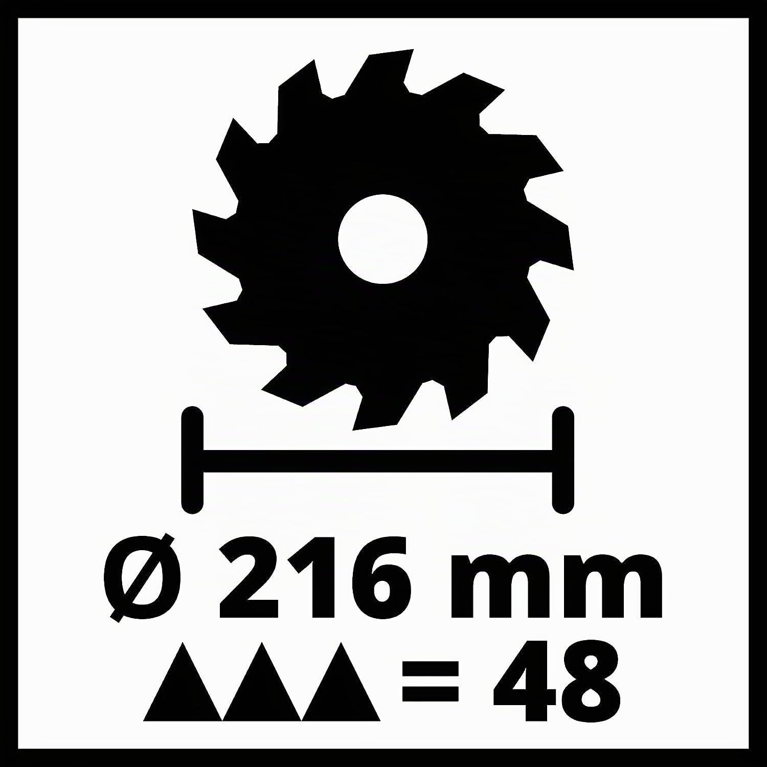 einhell-tc-ms-216-scie-onglet-1600-w-lame-216-mm image 6