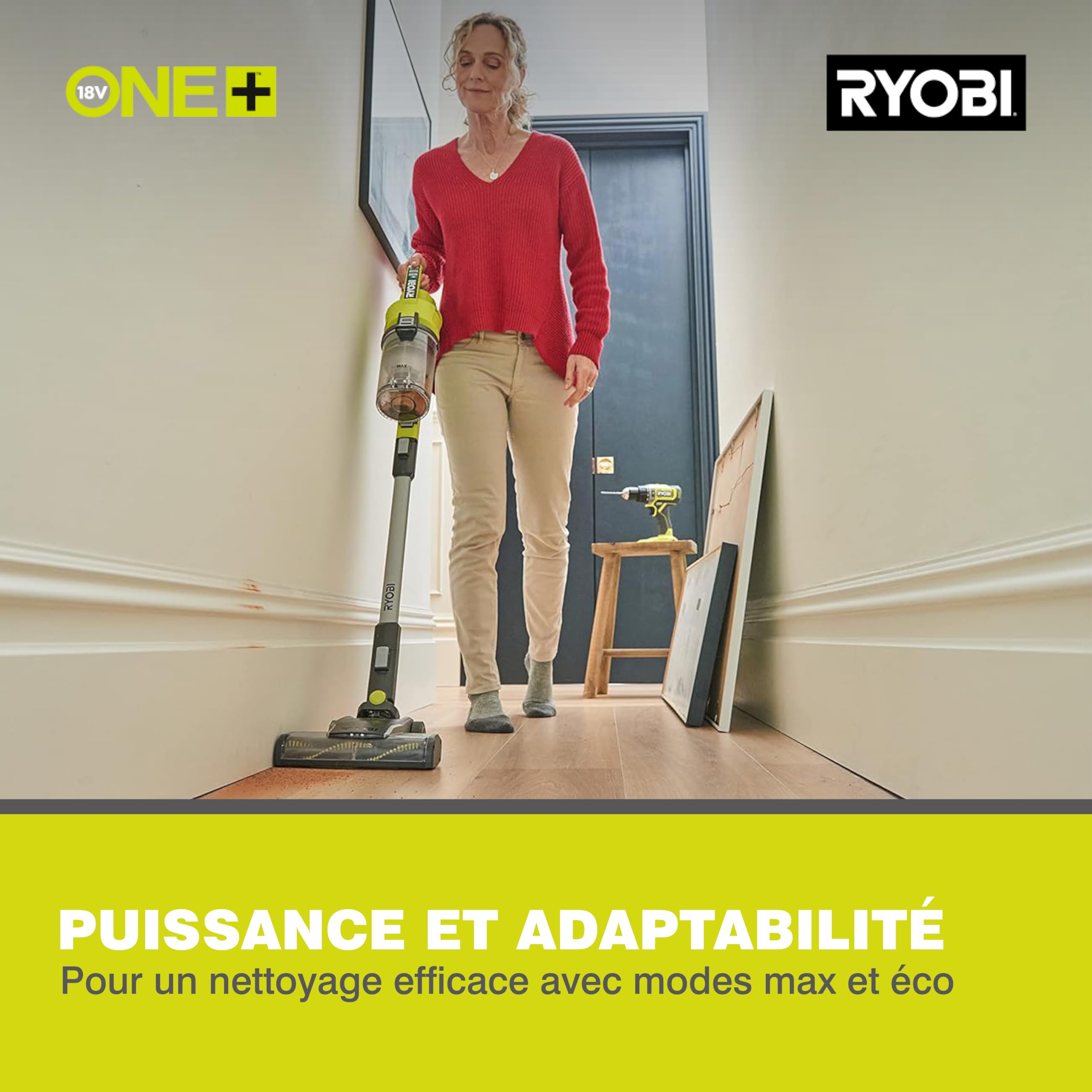ryobi-rsv18-0-aspirateur-balai-18v-sans-batterie-600ml image 3
