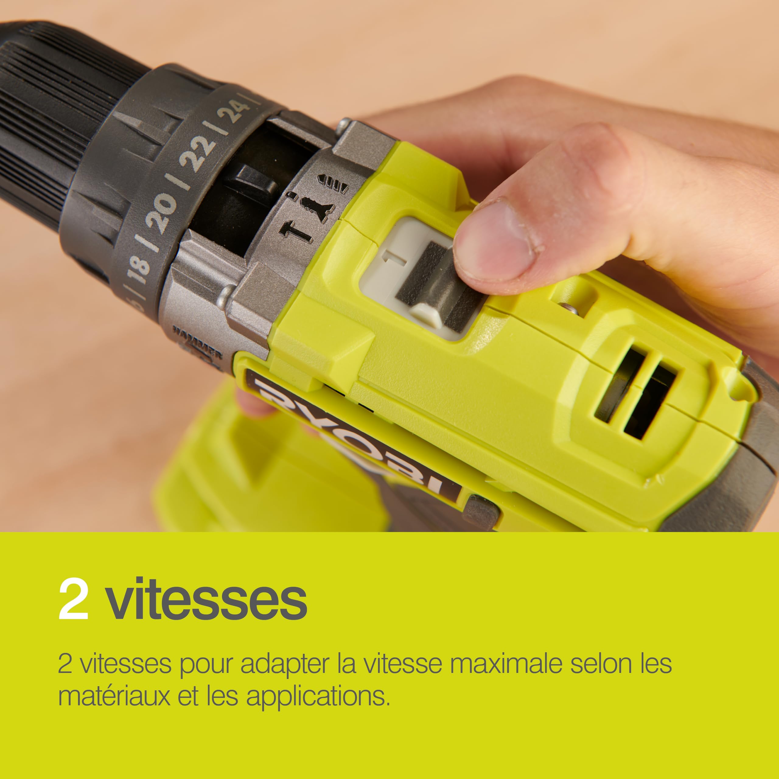 ryobi-r18pd2-242s-perceuse-visseuse-percussion-18v-2-batteries image 8