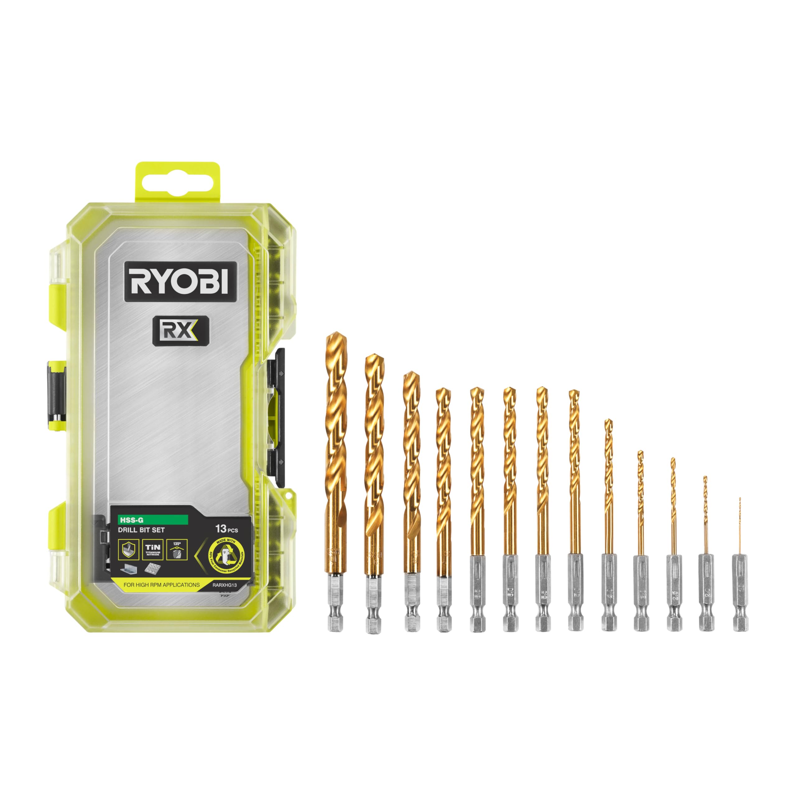 ryobi-rx-coffret-13-forets-m-tal-hss-g-titane-1-10-mm image 2
