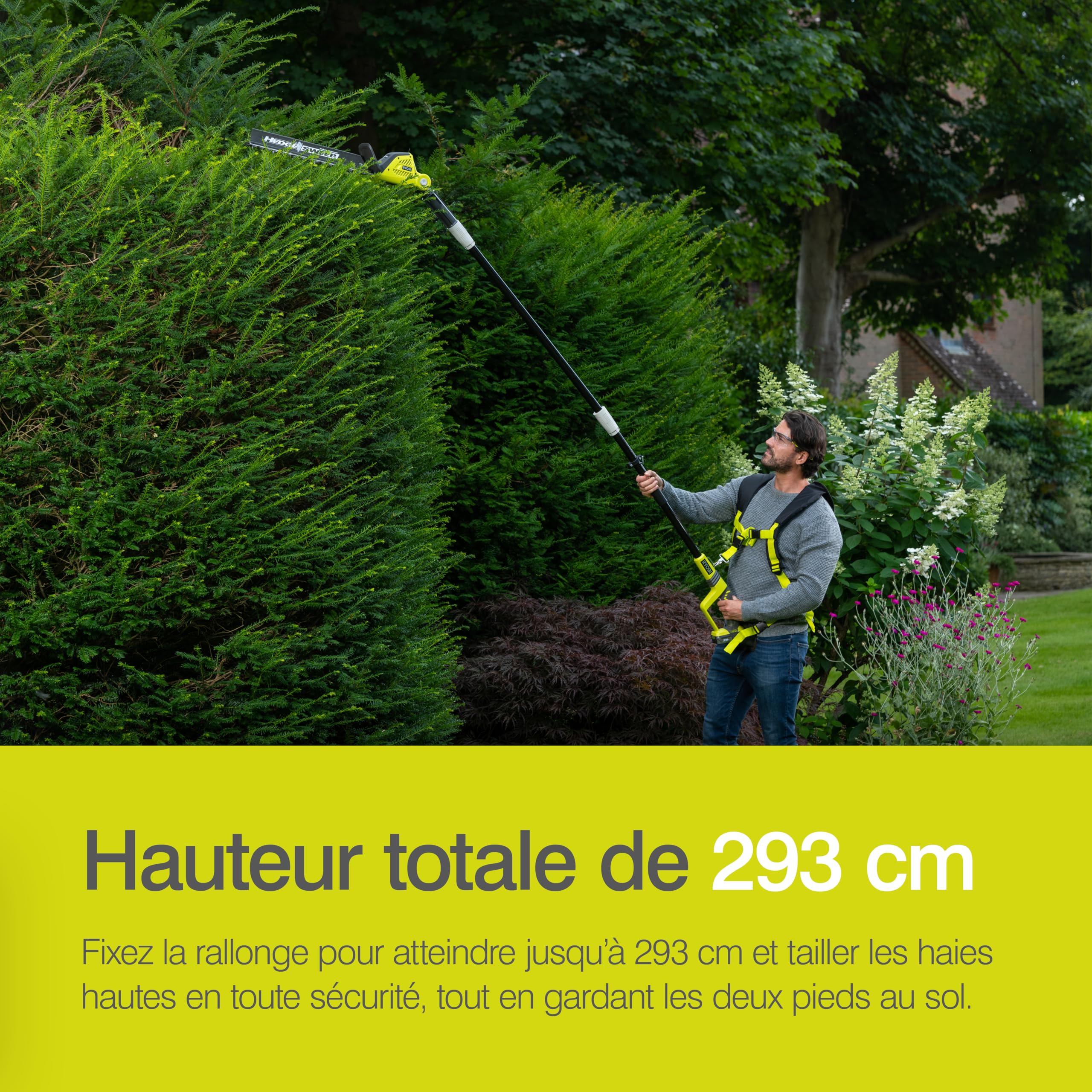 ryobi-opt1845-taille-haie-perche-18v-45-cm-sans-batterie image 7