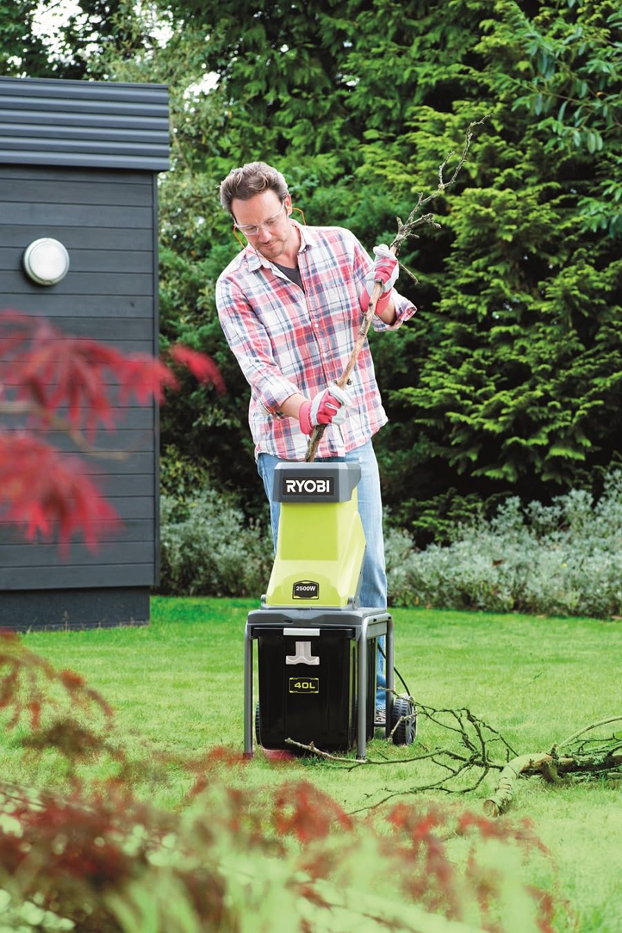 ryobi-rsh2545b-broyeur-v-g-taux-2500w-bac-40l image 3