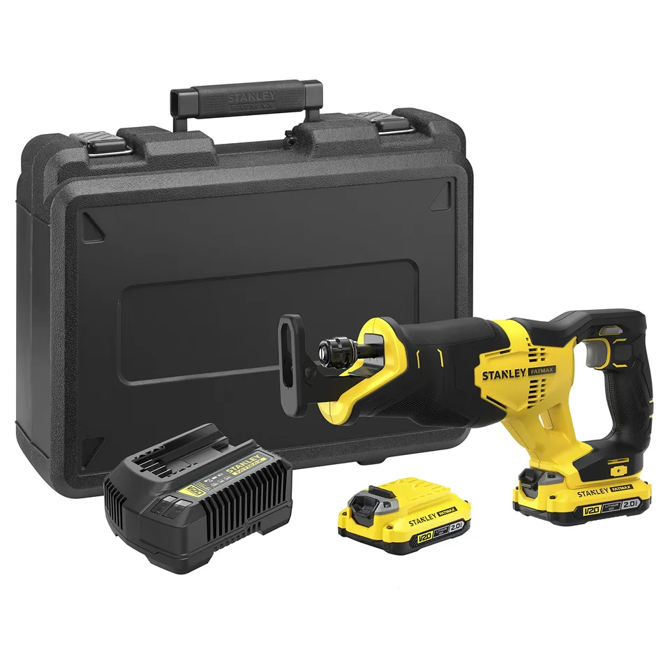 stanley-v20-scie-sabre-18v-2-batteries-2ah-mallette-sfmcs300 image 1