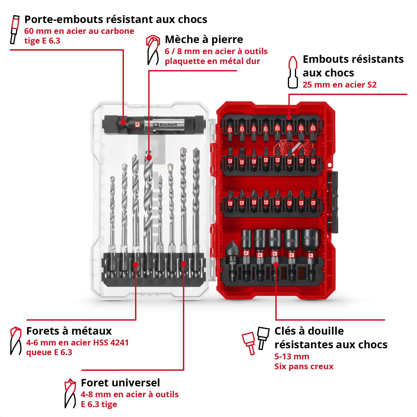 einhell-m-case-coffret-39-embouts-forets-m-tal-universels image 3