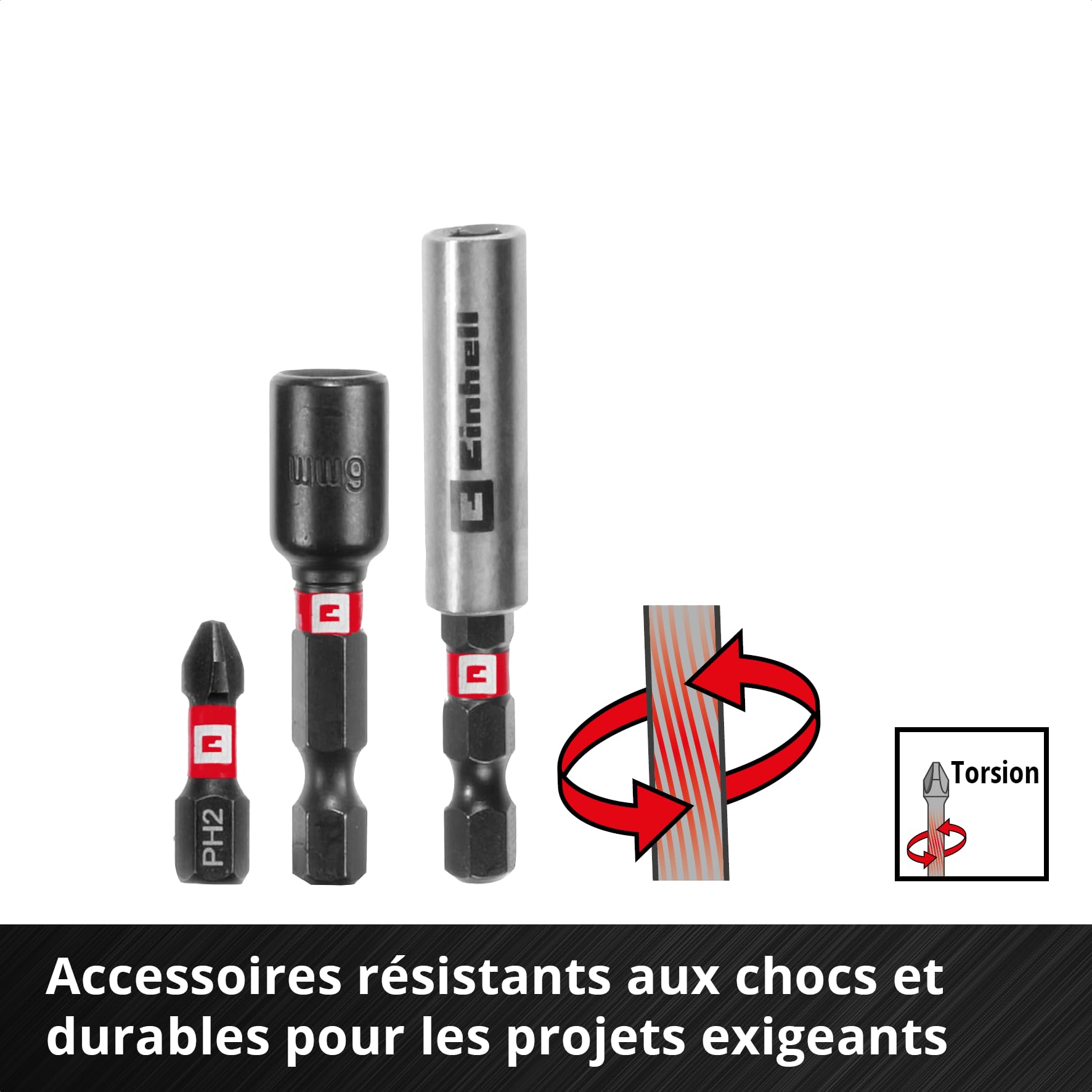 einhell-xl-case-95-pi-ces-jeu-d-embouts-impact-et-forets image 4