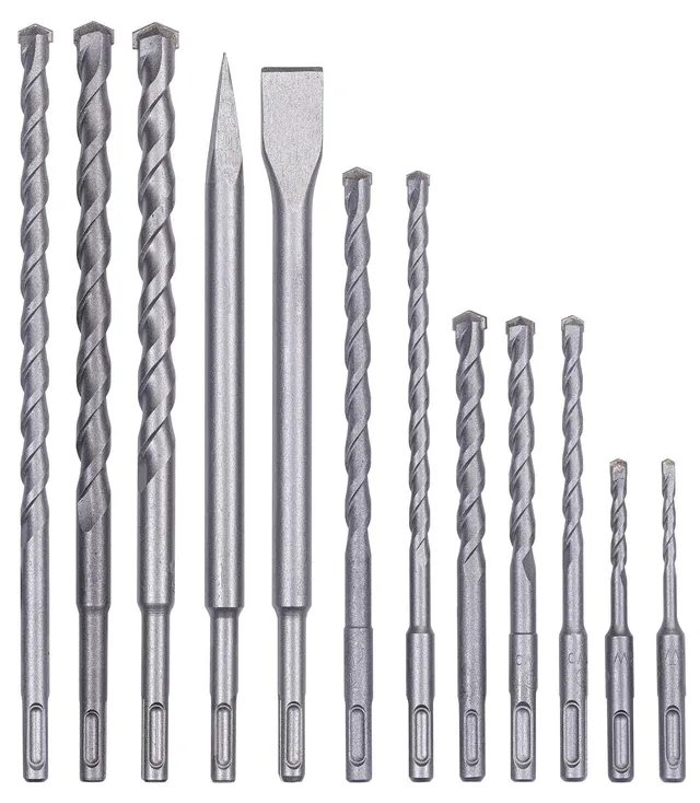 einhell-kit-12-forets-burins-sds-plus-mallette image 1