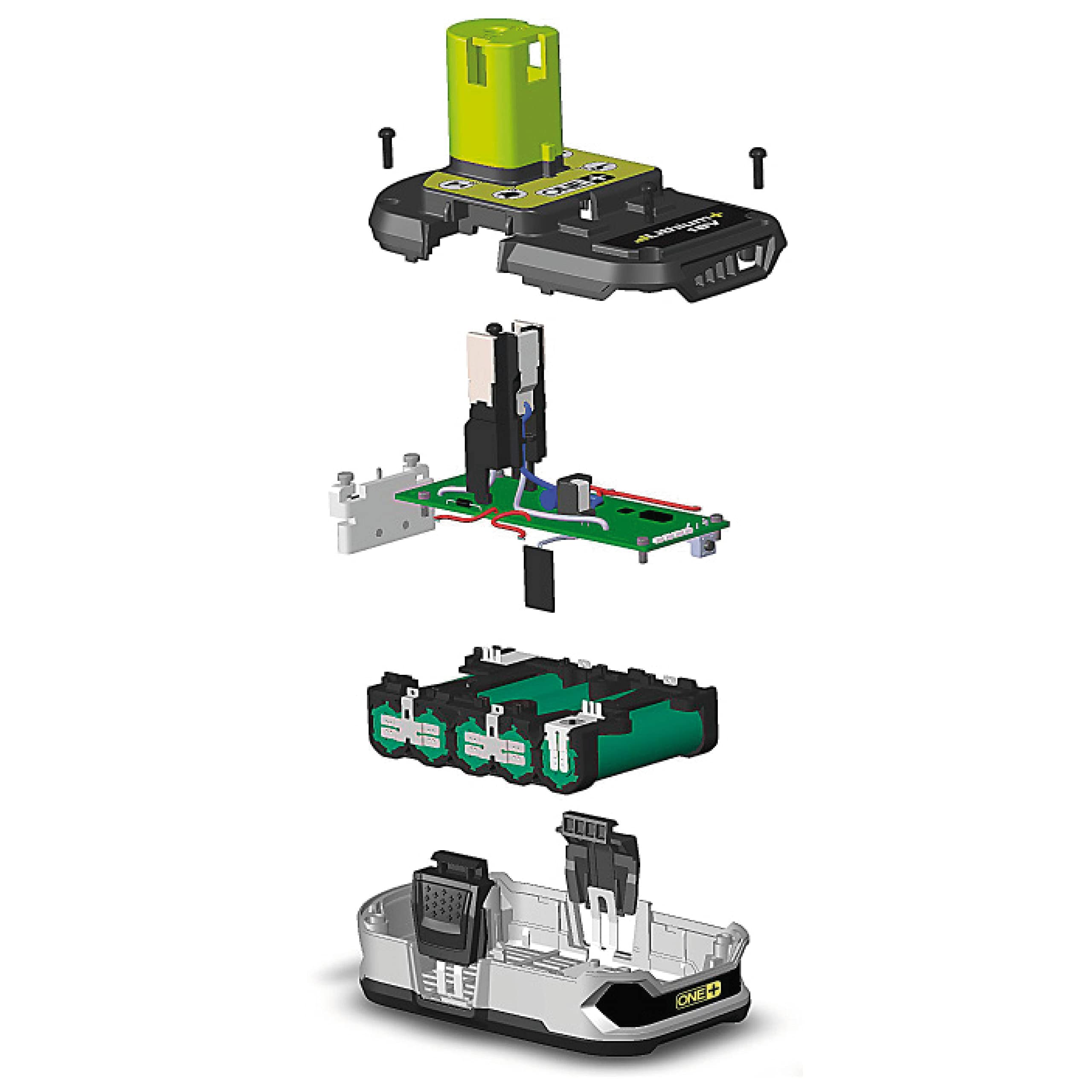 ryobi-one-rb18l20-batterie-18v-2-0-ah-lithium image 2