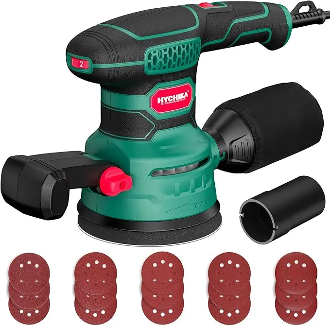 hychika-ponceuse-orbitale-125-mm-450-w-20-abrasifs image 1