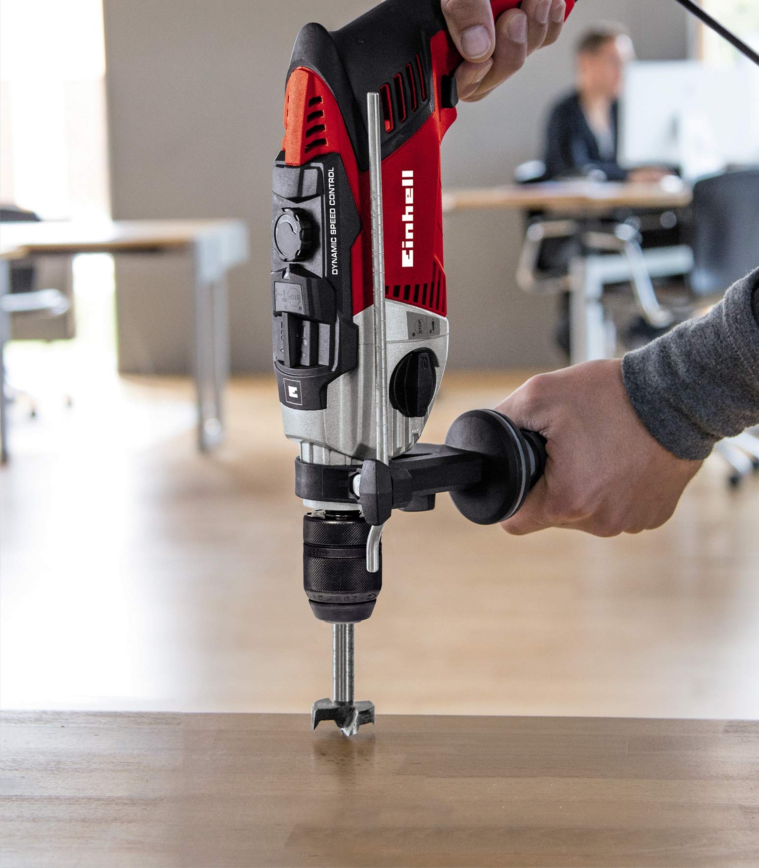 einhell-te-id-1050-1-ce-perceuse-percussion-1050w-coffret-13mm image 3