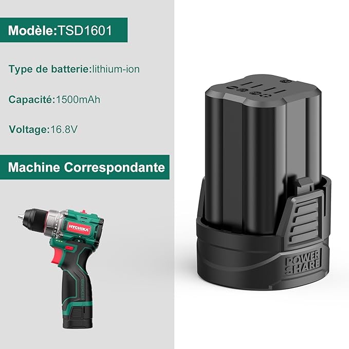 hychika-batteries-16-8v-1500mah-batterie-perceuse-nbt-cd-16-8a-bl image 2