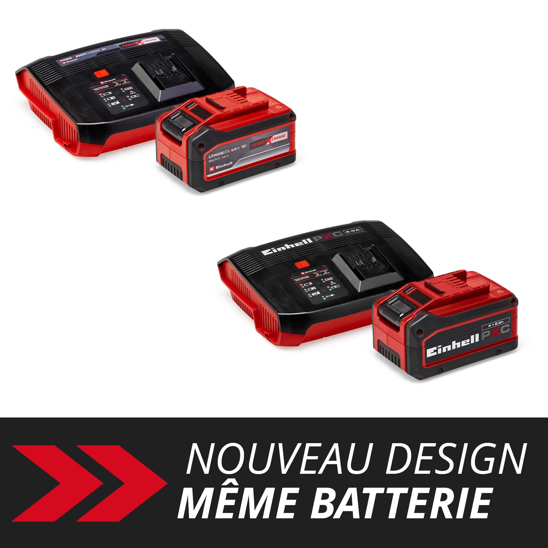 einhell-pxc-starter-kit-batterie-4-6ah-boostcharger-6a image 2