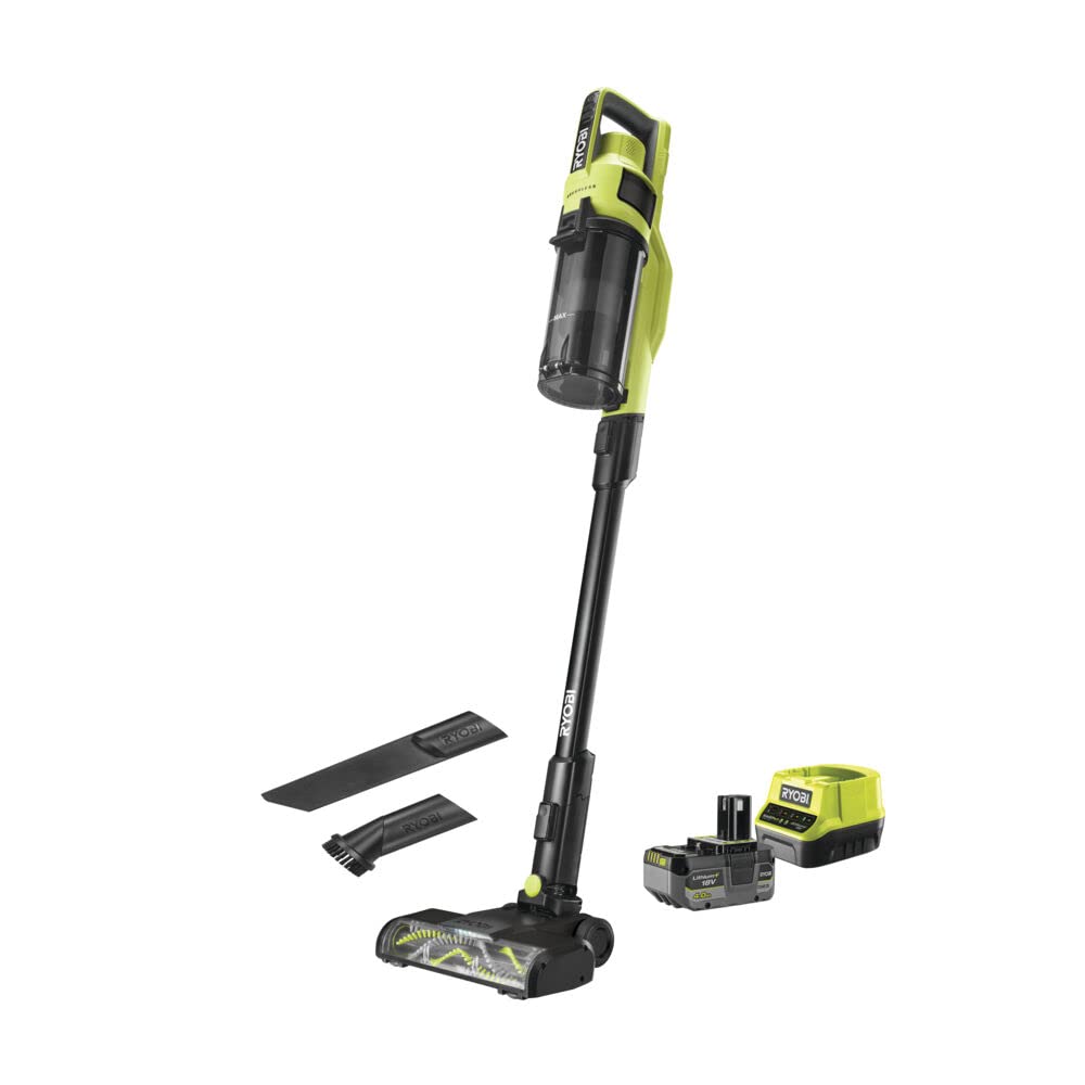 ryobi-rsv18bl-aspirateur-balai-18v-brushless-batterie-4ah image 1