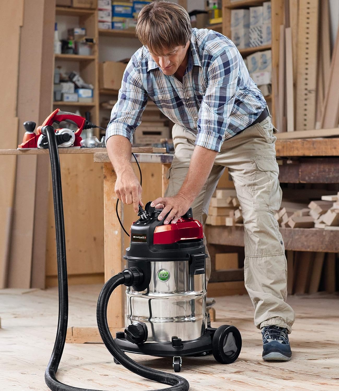einhell-te-vc-1925-sa-aspirateur-eaux-et-poussi-res-25l-inox-800w image 2