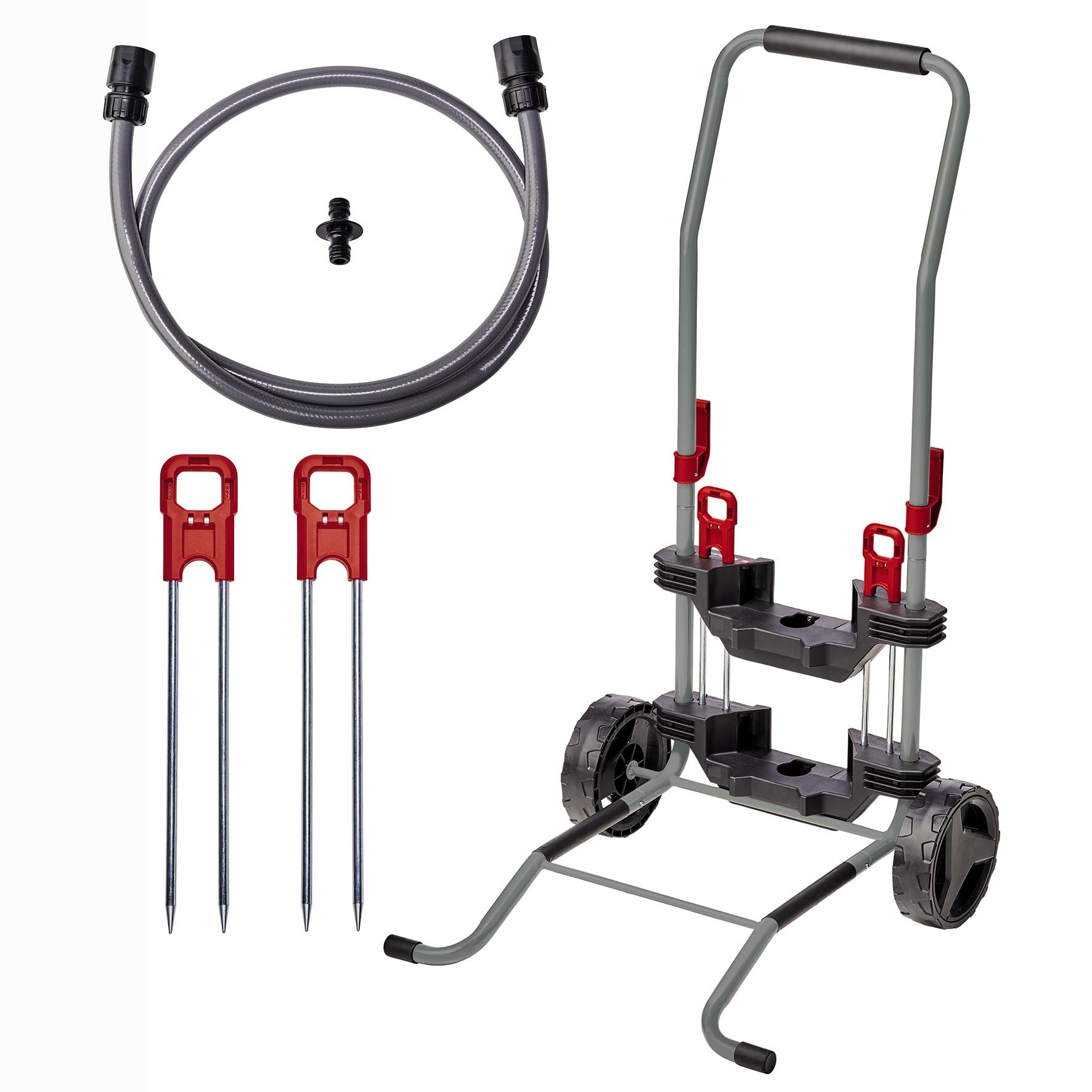 einhell-chariot-transport-enrouleur-tuyau-sac-75-l image 1