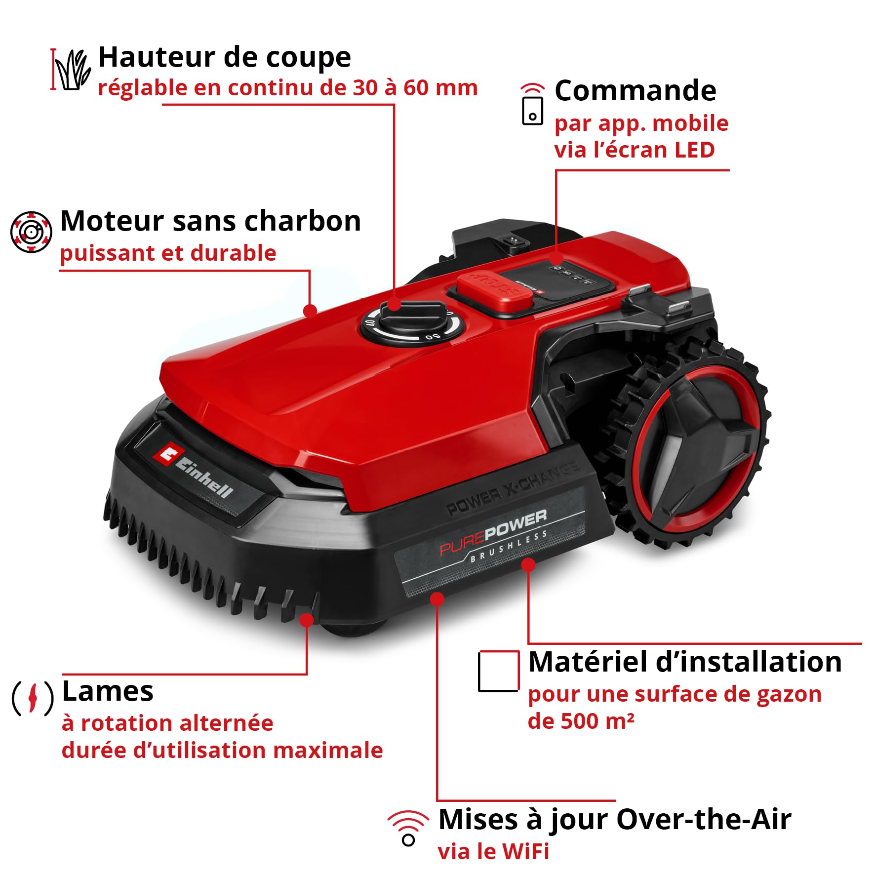 einhell-freelexo-500-robot-tondeuse-18v-500-m-batterie image 3