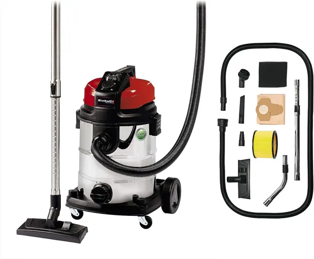 einhell-te-vc-1925-sa-aspirateur-eaux-et-poussi-res-25l-inox-800w image 1
