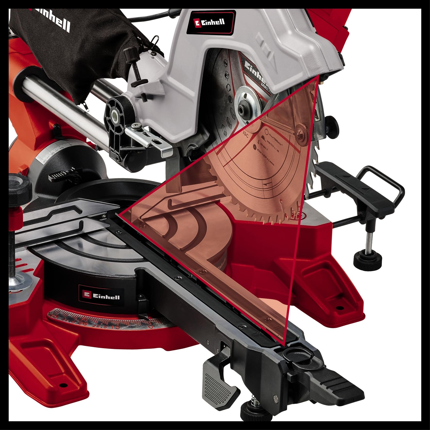 einhell-te-sm-10-l-dual-scie-onglet-radiale-2100w-254mm image 8