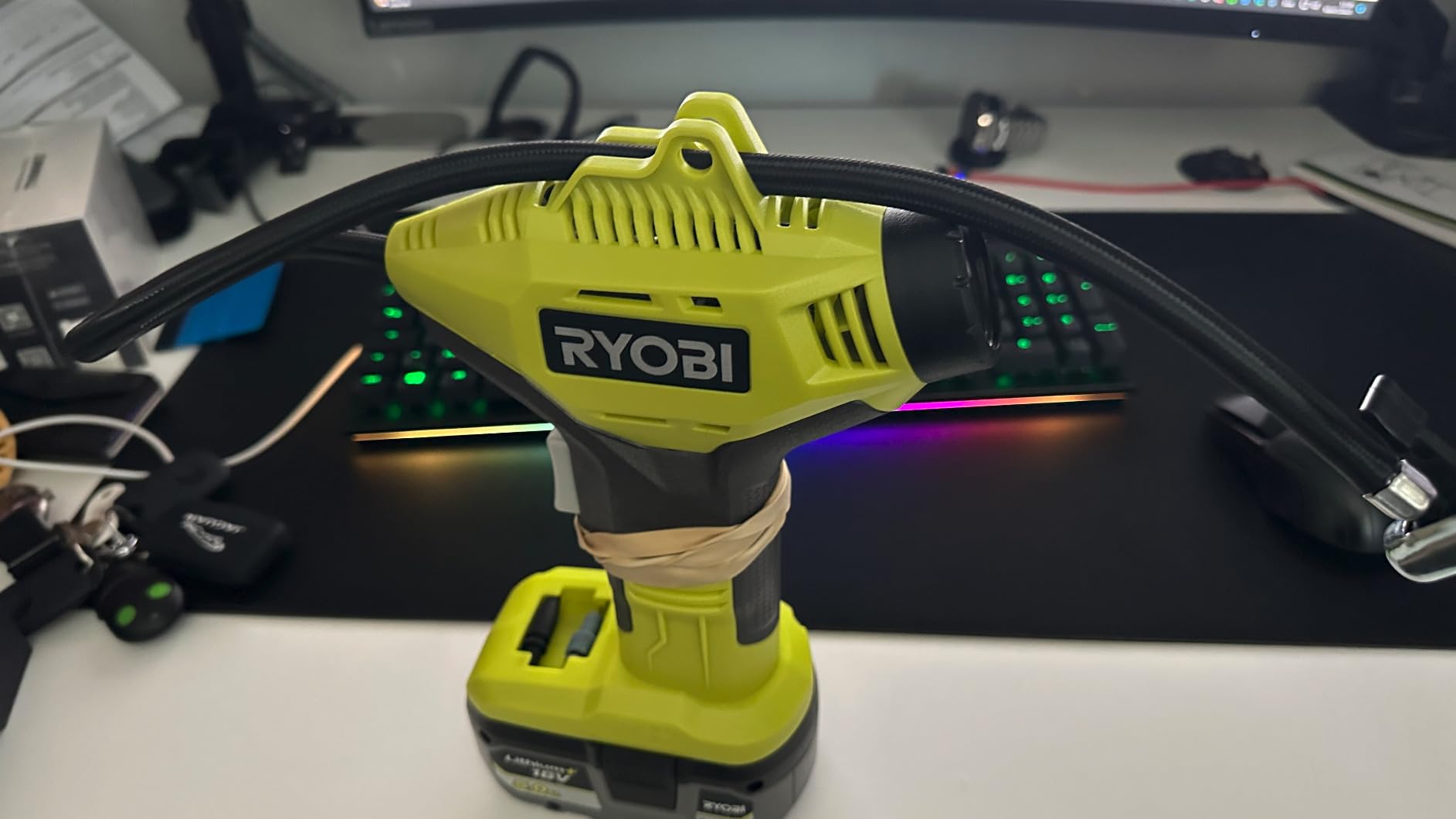 Pneu regonflé